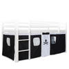 VORHANG für Hochbett Pirat - Weiß, Textil (197/86/1cm) - Homestyle4u