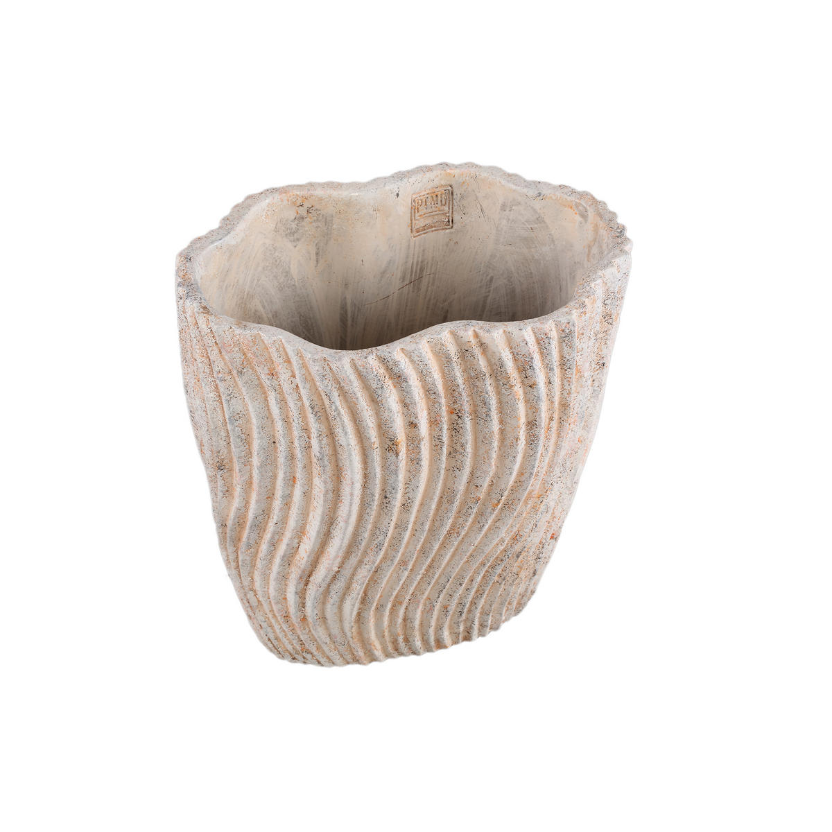 TOPF Robbien Rosa 30/20/32cm - Pink, Stein (32cm) - PTMD Collection