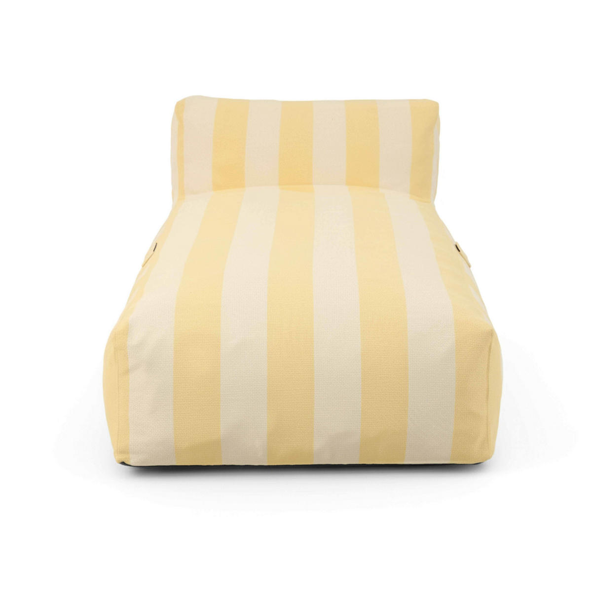 CHAISELONGUE, Hellgelb - Gelb, Textil (85/65/160cm) - Oviala