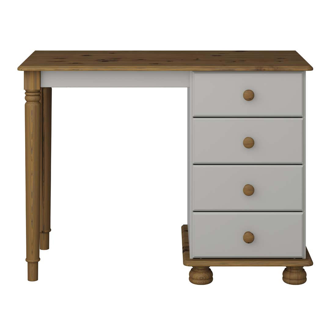 ebuy24 Schreibtisch Braun 47x74x101 cm