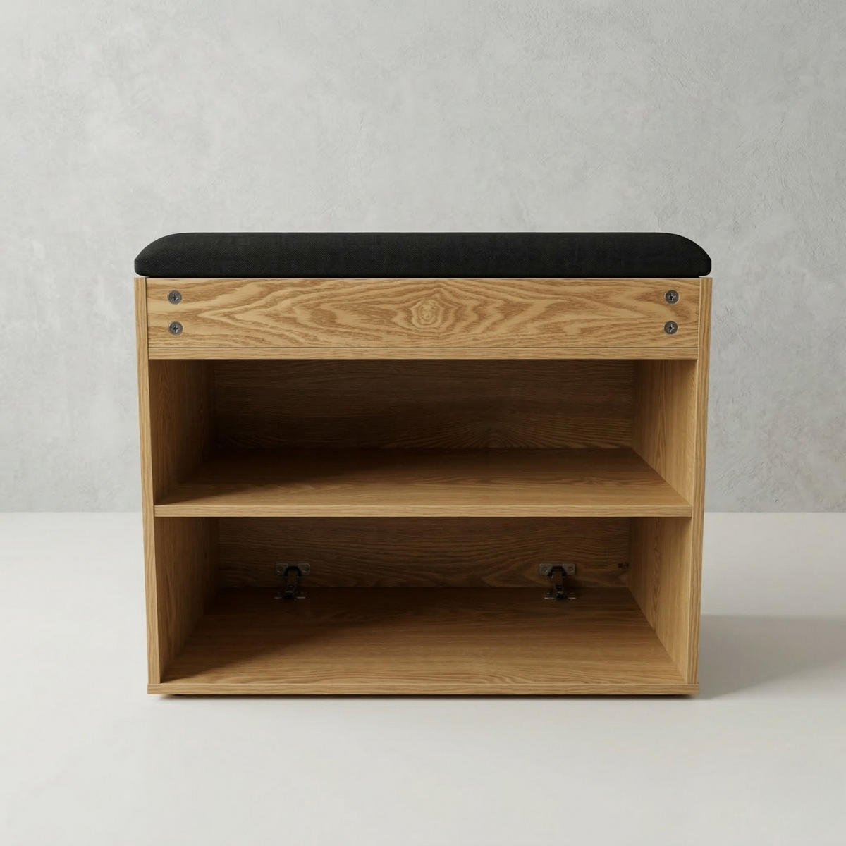 SCHUHSCHRANK Vira 60/50/35 cm Sitzbank - Braun, Holzwerkstoff (60/50/35cm) - BOXIMO