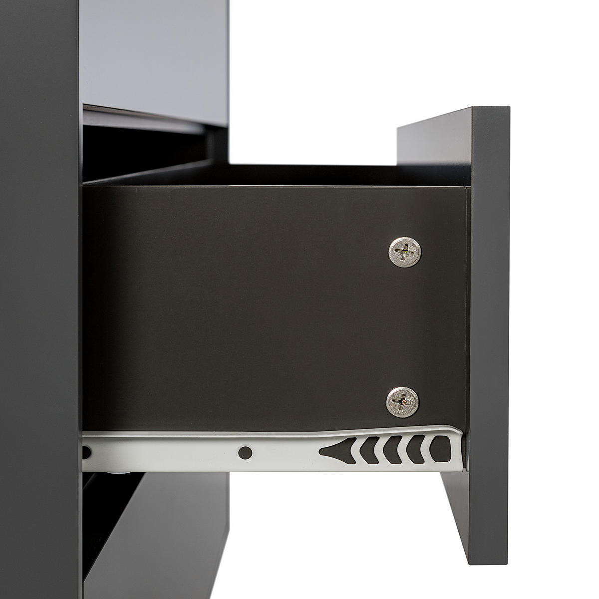 WASCHTISCH - MDF / Massivholz - Grau, Holz/Holzwerkstoff (80/80/48cm) - home24