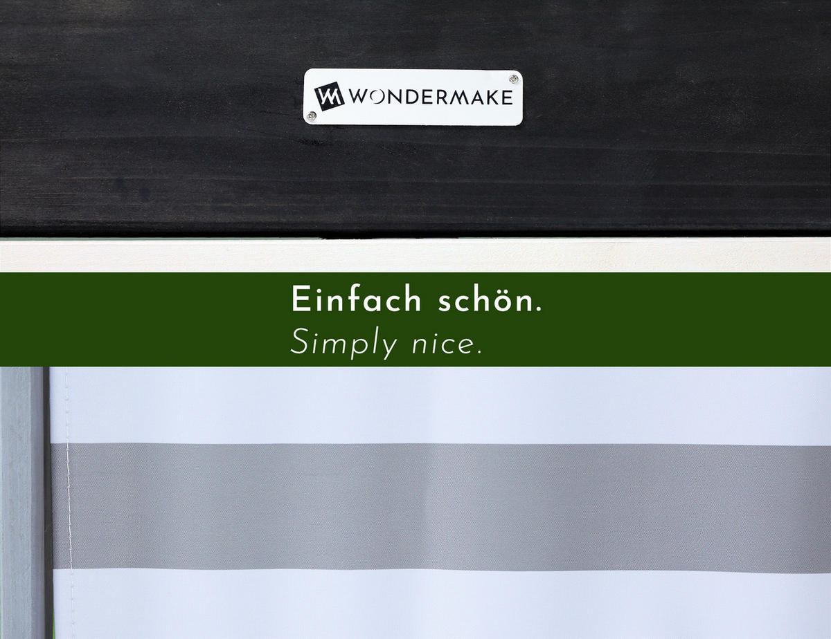 SANDKASTEN soldere1 - Weiß, Holz (120/120/29cm) - WONDERMAKE