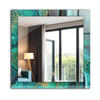 SPIEGEL 60 x 60 cm Rechteckig mit Aufdruck - Hellgrün, Glas (60/60/0.4cm) - TULUP