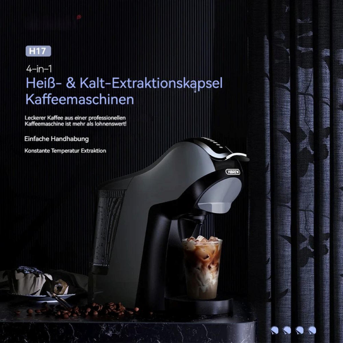 ESPRESSO-KAFFEEMASCHINE 4-in-1, 20 Bar, Edelstahlfilter PID-Temperatur - Grau, Metall (31.7/29/12.4cm) - BEXEVUE