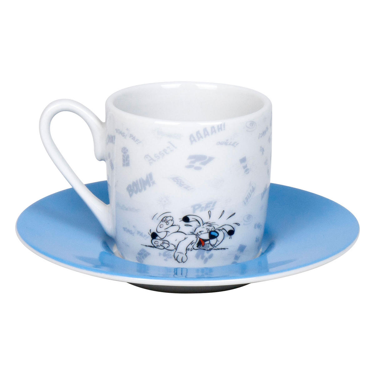 ESPRESSOTASSE Big Boss Obelix - Asterix - Naturfarben, Keramik (0.09L) - Könitz