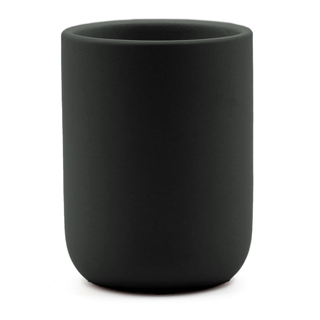 ZAHNBÜRSTENBECHER Ceralie Ø 7,5 cm - Schwarz, Keramik (7.5/10.5/7.5cm) - Douceur d´intérieur