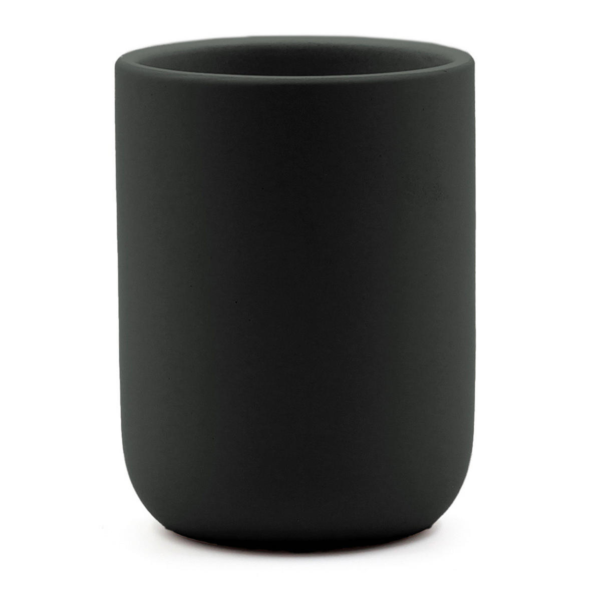 ZAHNBÜRSTENBECHER Ceralie Ø 7,5 cm - Schwarz, Keramik (7.5/10.5/7.5cm) - Douceur d´intérieur