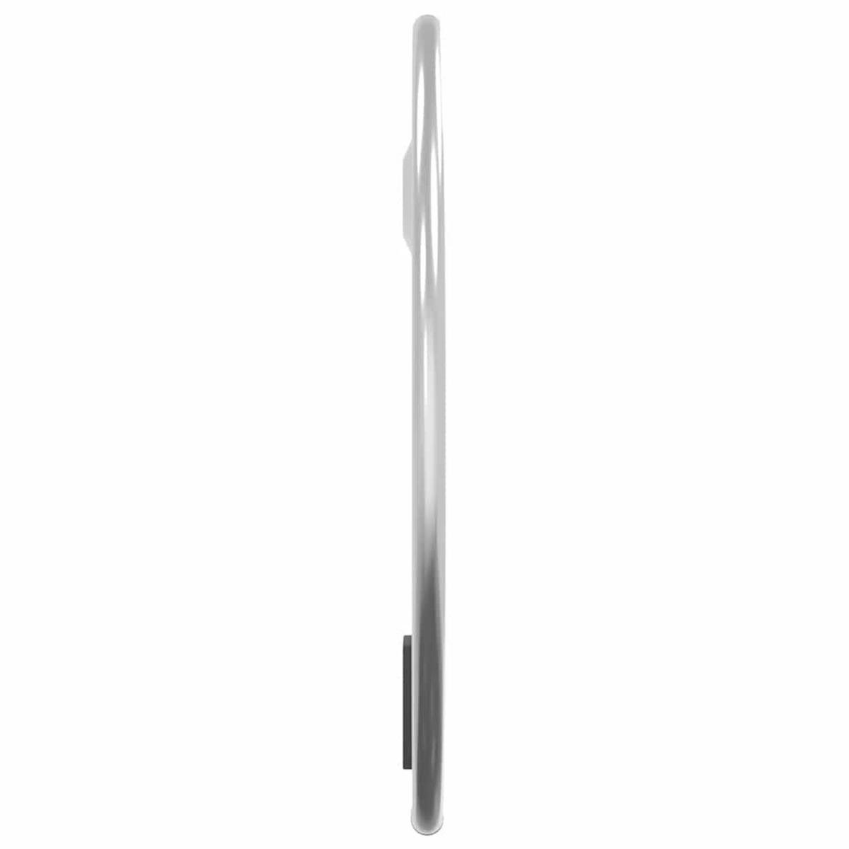WANDSPIEGEL Silbern Ø 20 cm Rund - Silberfarben, Glas (20/20/1cm) - furnicato