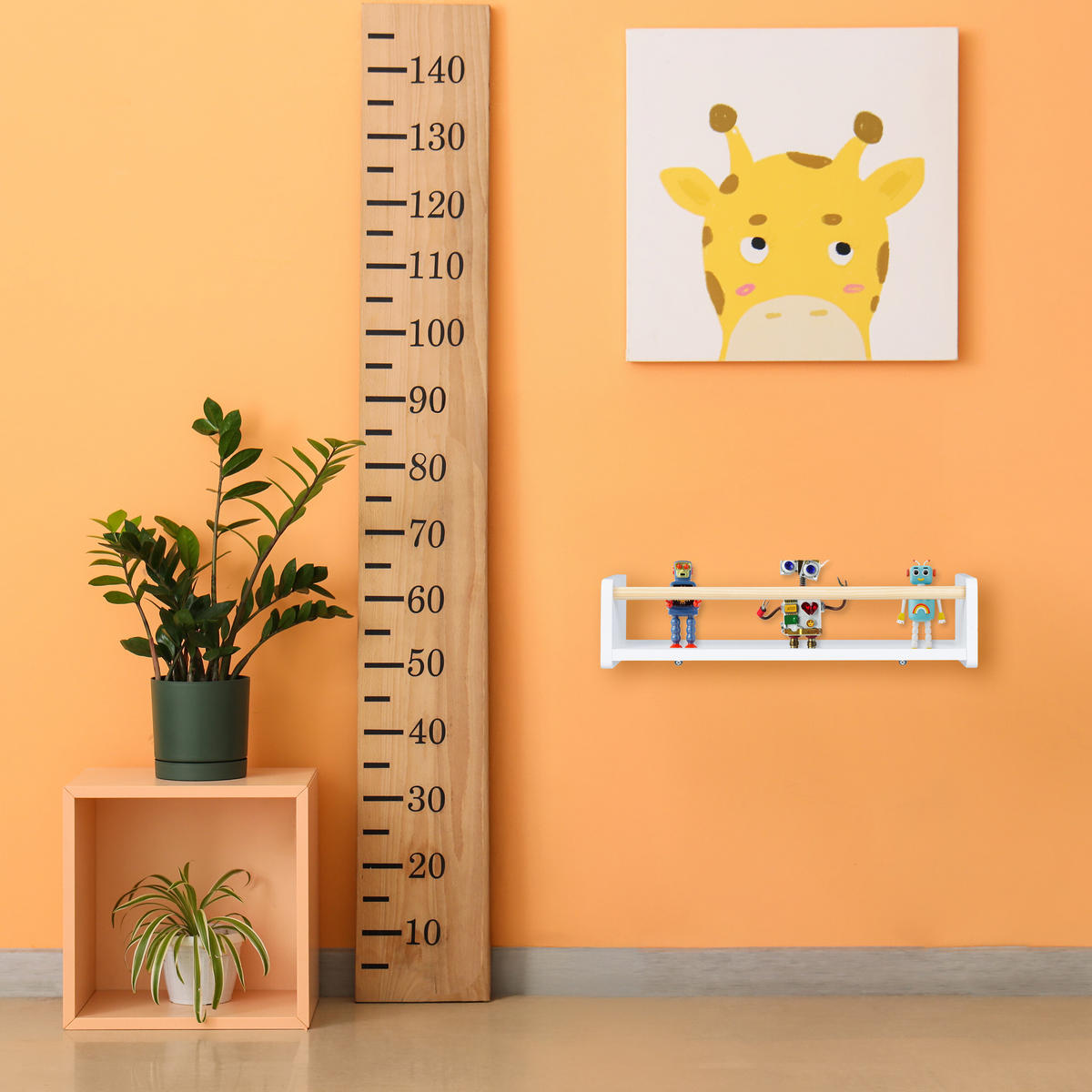 3XKINDERREGAL - Weiß, Holz/Holzwerkstoff (50/12/18cm) - Relaxdays