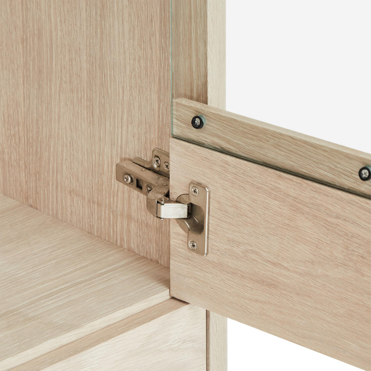 HIGHBOARD Eiche massiv - Eichefarben, Holz (123/146/45cm) - Furnhouse