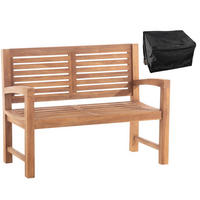 GARTENBANK 120/59 cm Holz teak - Teakfarben, Holz (120/92/59cm) - CLP
