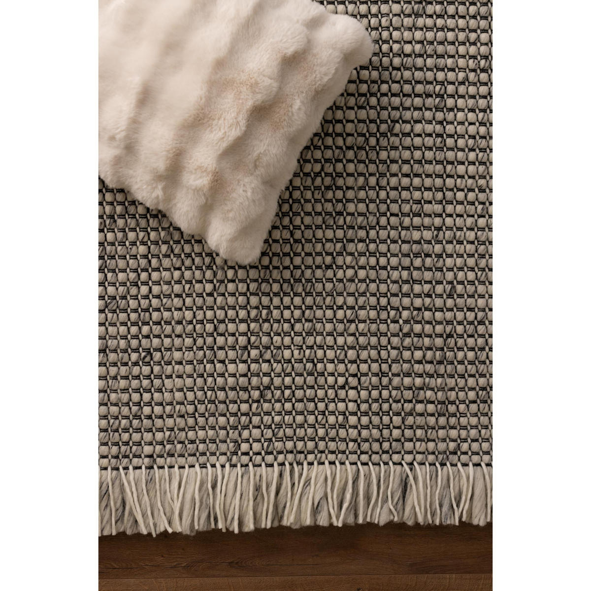 TEPPICH Koda kaviar 190 x 290 cm - Schwarz, Textil (190/290cm) - Vivaraise