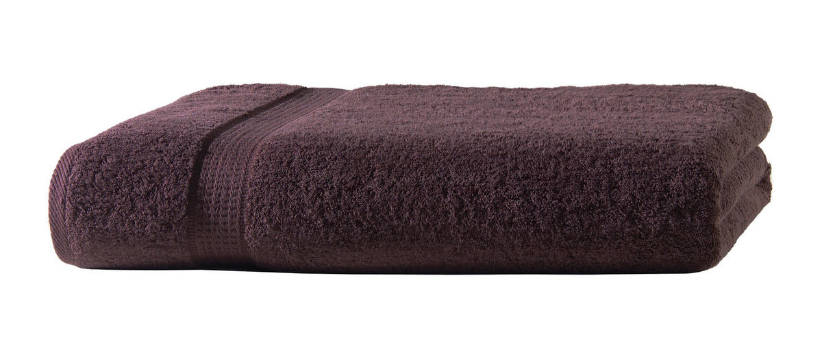 BADETUCH 100x150 cm Frottier Handtücher aus 100% Baumwolle, Braun 500g/m2 - Braun, Textil (100/150cm) - Carpe Sonno