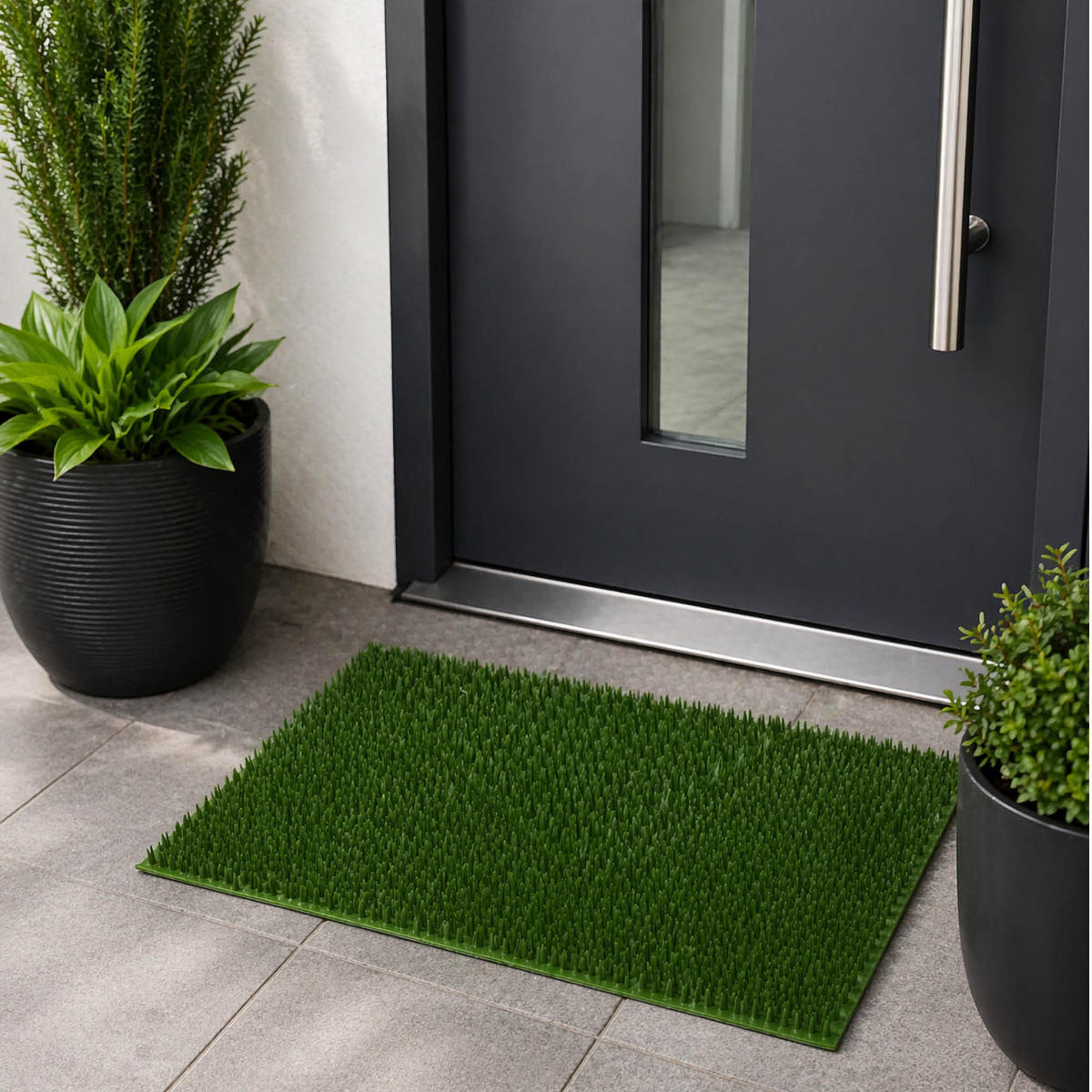 SCHMUTZFANGMATTE AUßEN SEASON - Grün, Textil (40/60cm) - Astra