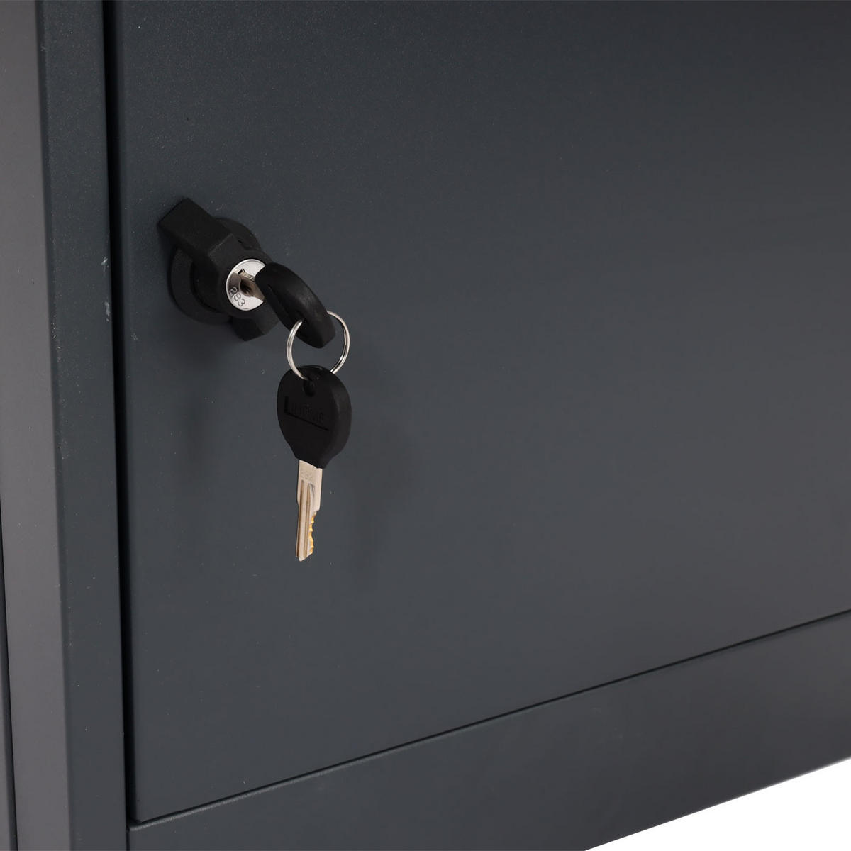 PAKETKASTEN GRÖßE L rechteckig Anthrazit - Anthrazit, Metall (41/102/38cm) - MCW