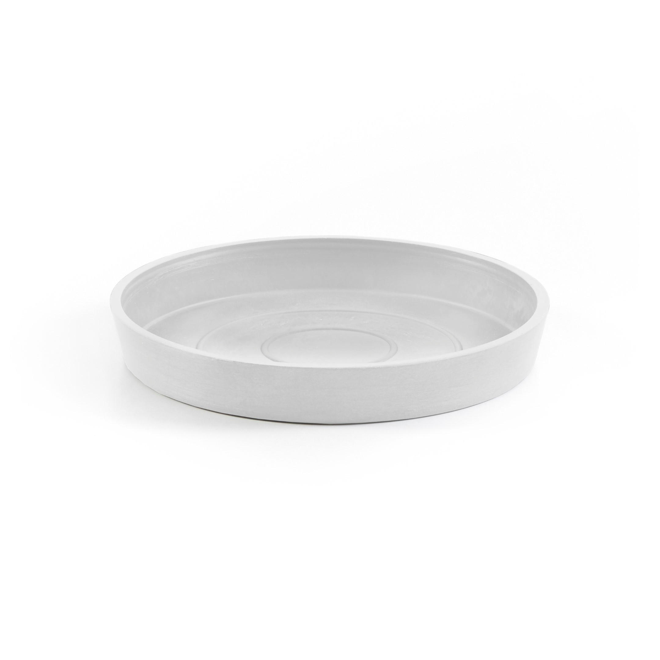 Ecopots Blumentopfuntersetzer Weiß 2.5 cm