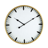 WANDUHR Weiß 6/40/40 cm - Weiß, Holzwerkstoff (6/40/40cm) - Mobili Rebecca