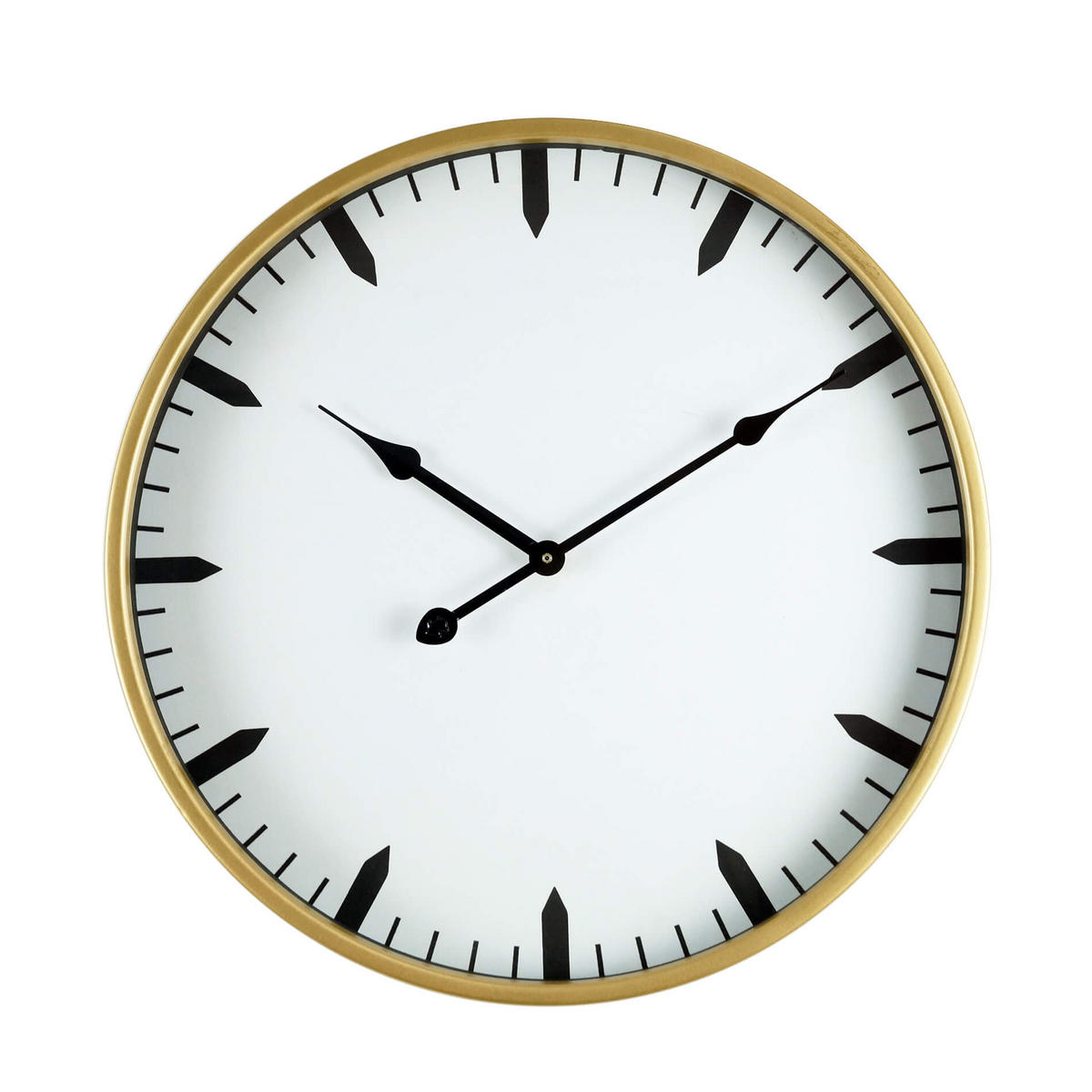 WANDUHR Weiß 6/40/40 cm - Weiß, Holzwerkstoff (6/40/40cm) - Mobili Rebecca
