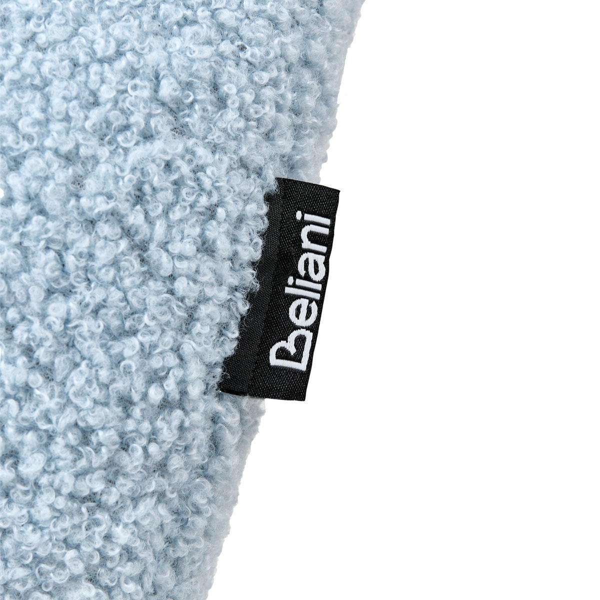 KINDERSCHAUKELSTUHL Cremeweiß Skare - Blau/Braun, Textil (54/52/54cm) - Beliani