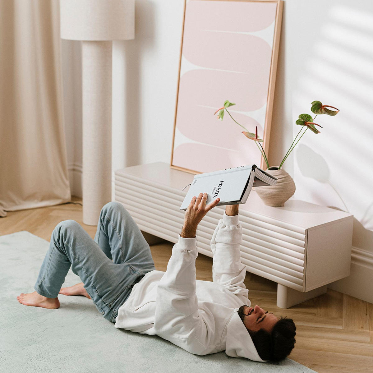 LOWBOARD TURKU Kaschmir - Kaschmir, Holzwerkstoff (150/46/37cm) - IDIMEX