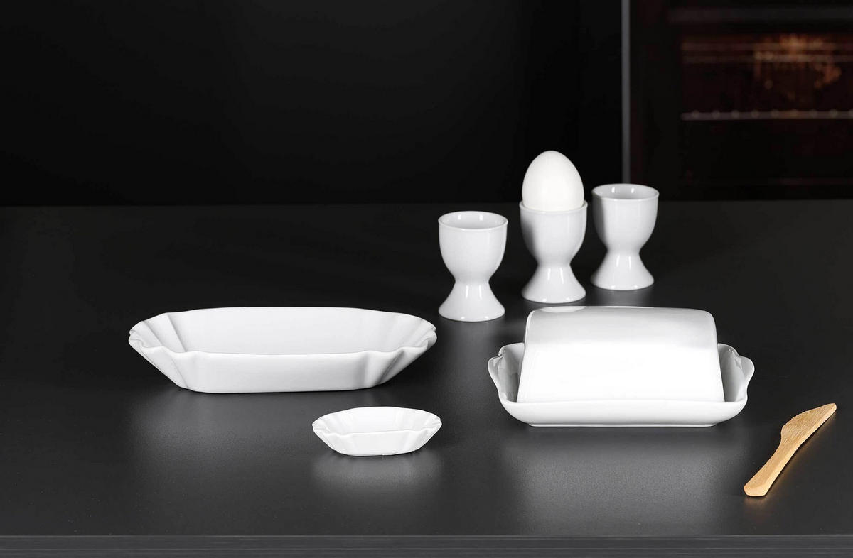 POMMES-SCHALEN Bianco weiß 20 x 12 cm 6er Set - Weiß, Keramik (20/12/3cm) - Ritzenhoff Breker