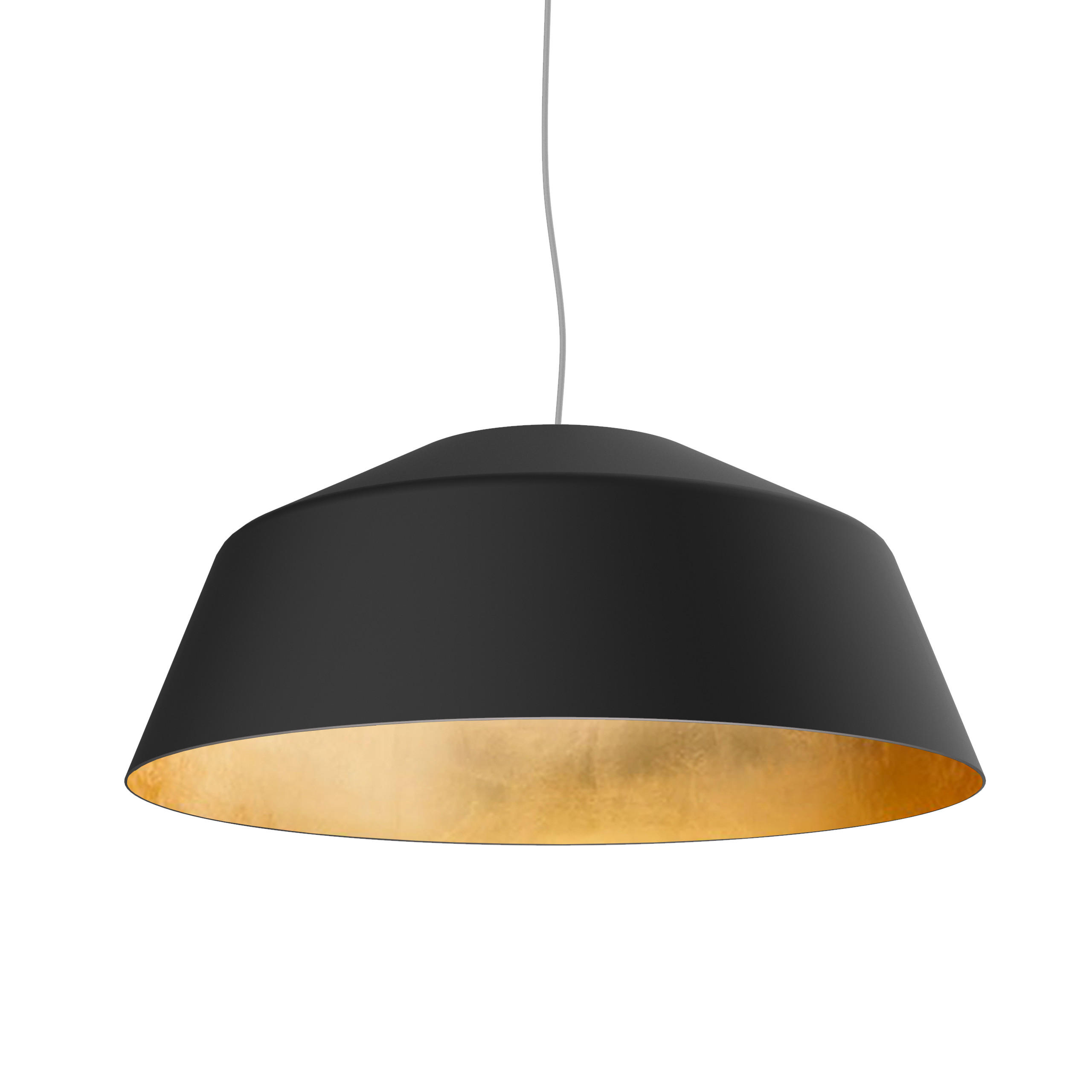 HÄNGELEUCHTE - Goldfarben, Metall (35/35/20cm) - Lumicom