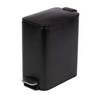TRETEIMER Balvo 5 l - Schwarz, Metall (14/28.5/29cm) - NUXIO