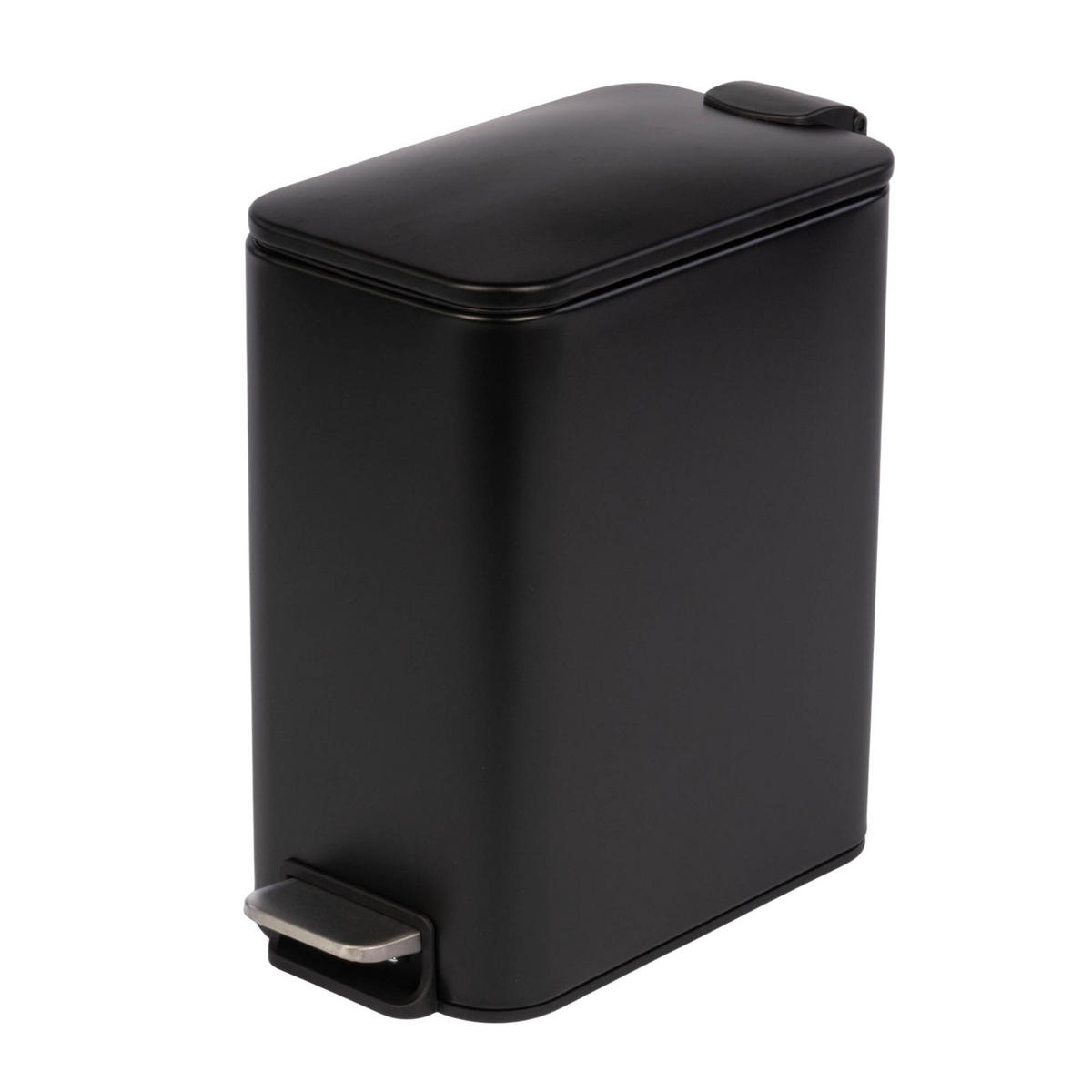 TRETEIMER Balvo 5 l - Schwarz, Metall (14/28.5/29cm) - NUXIO