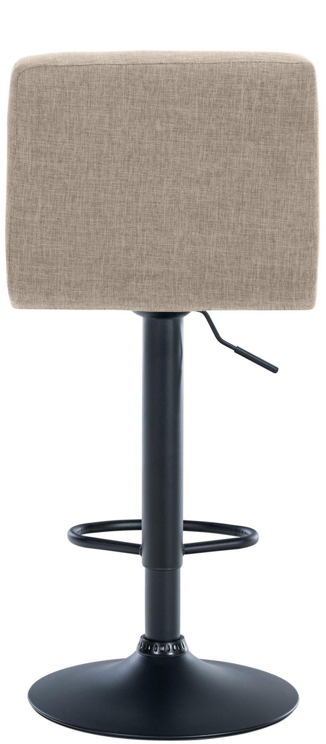 BARHOCKER 2er Set Stoff creme - Creme, Textil/Metall (46/94/47cm) - CLP