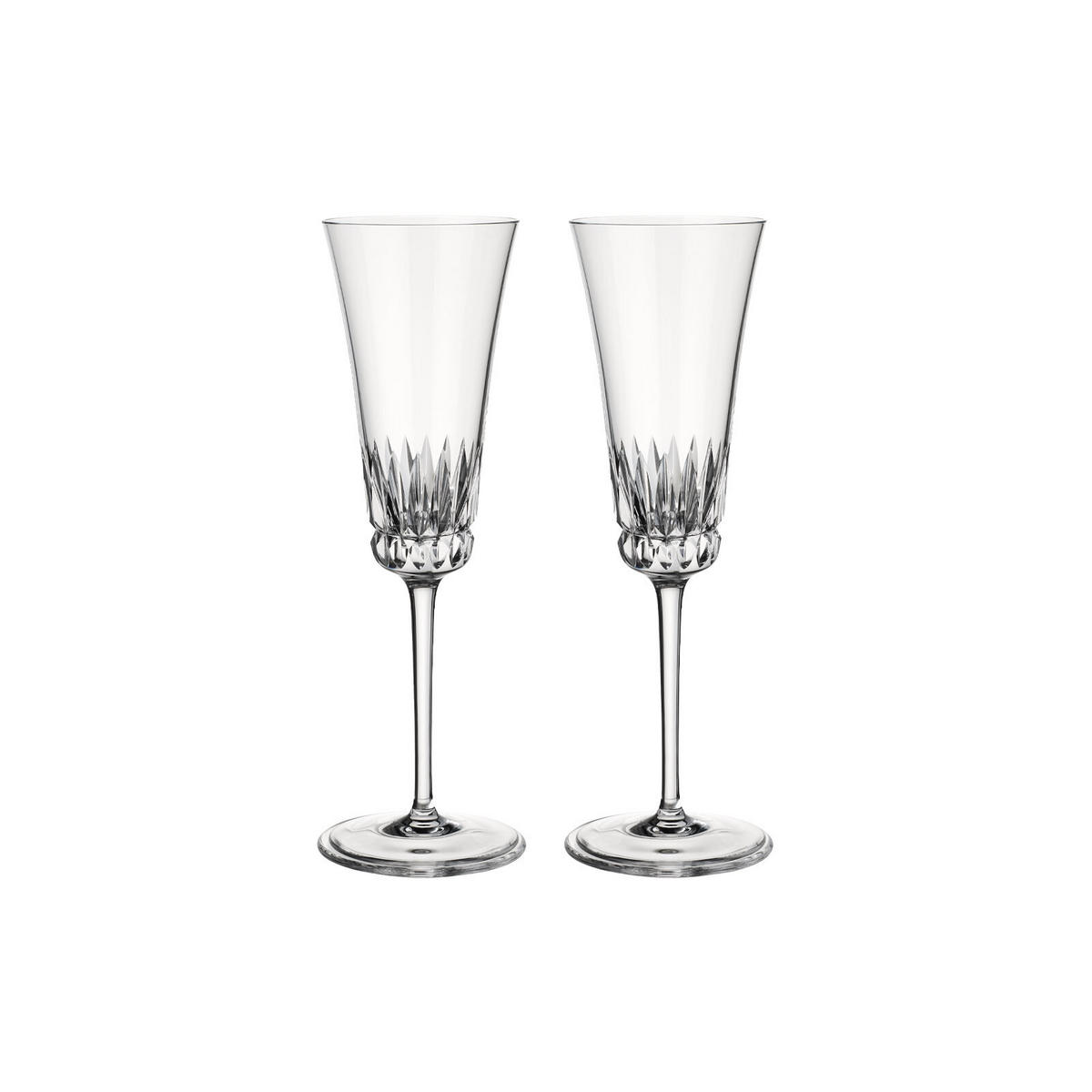 SEKTGLÄSER Grand Royal transparent 120 ml 2er Set - Transparent, Glas (0.12L) - Villeroy & Boch
