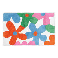 KINDERTEPPICH Bunte Blumen, Baumwolle 50/80 cm - Multicolor, Textil (50/80cm) - Homescapes