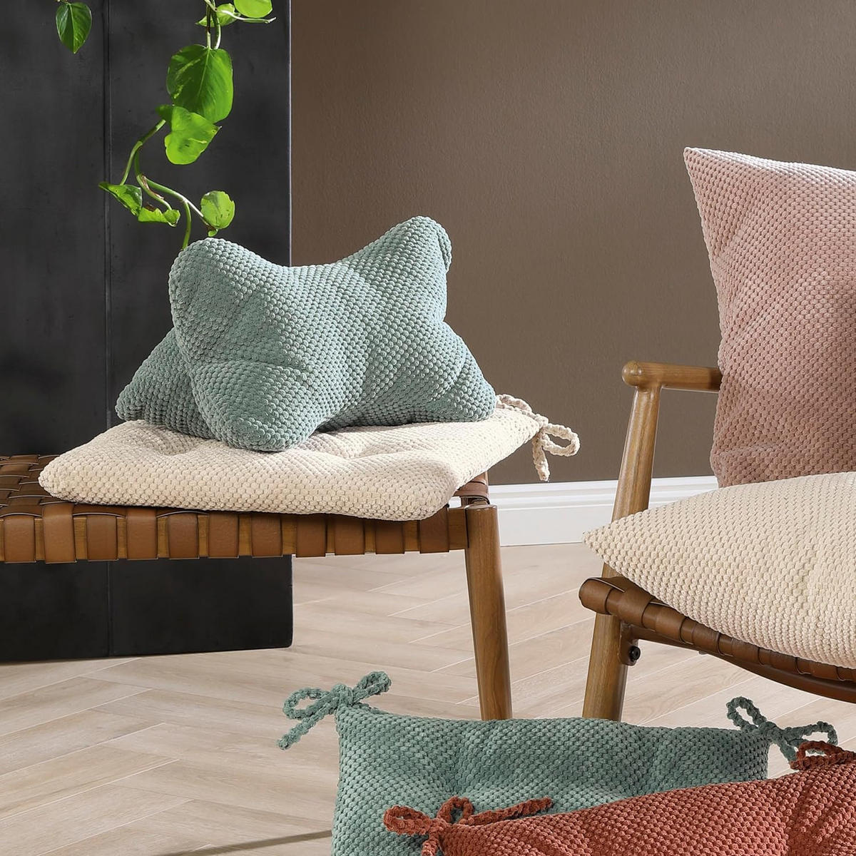 LESEKISSEN Sven Ambiente 40x25cm Senf - Gelb, Textil (40/25cm) - Ambiente Trendlife by Gözze