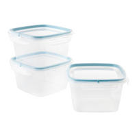 FRISCHHALTEDOSENSET Diego 1 L Hellblau 3-teilig - Hellblau, Kunststoff (14.7/12/14.7cm) - Mömax