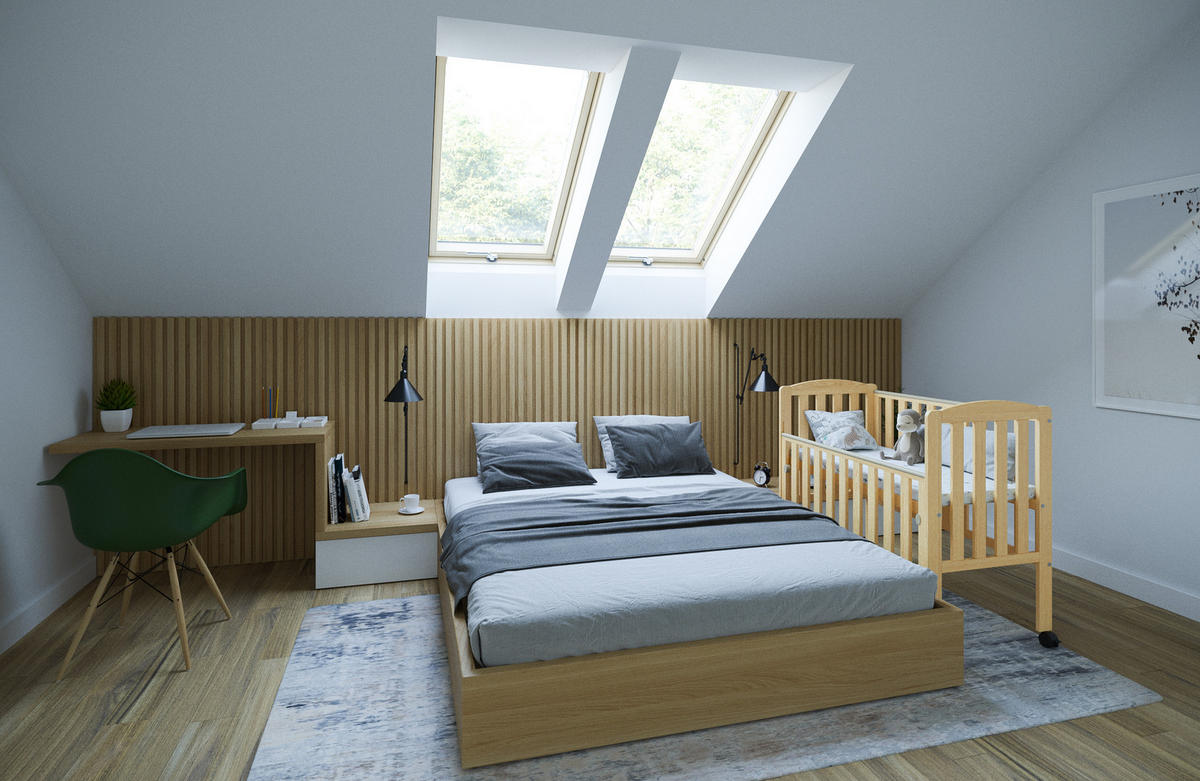 BEISTELLBETT Pino - Naturfarben, Holz (50/100cm) - kiki design