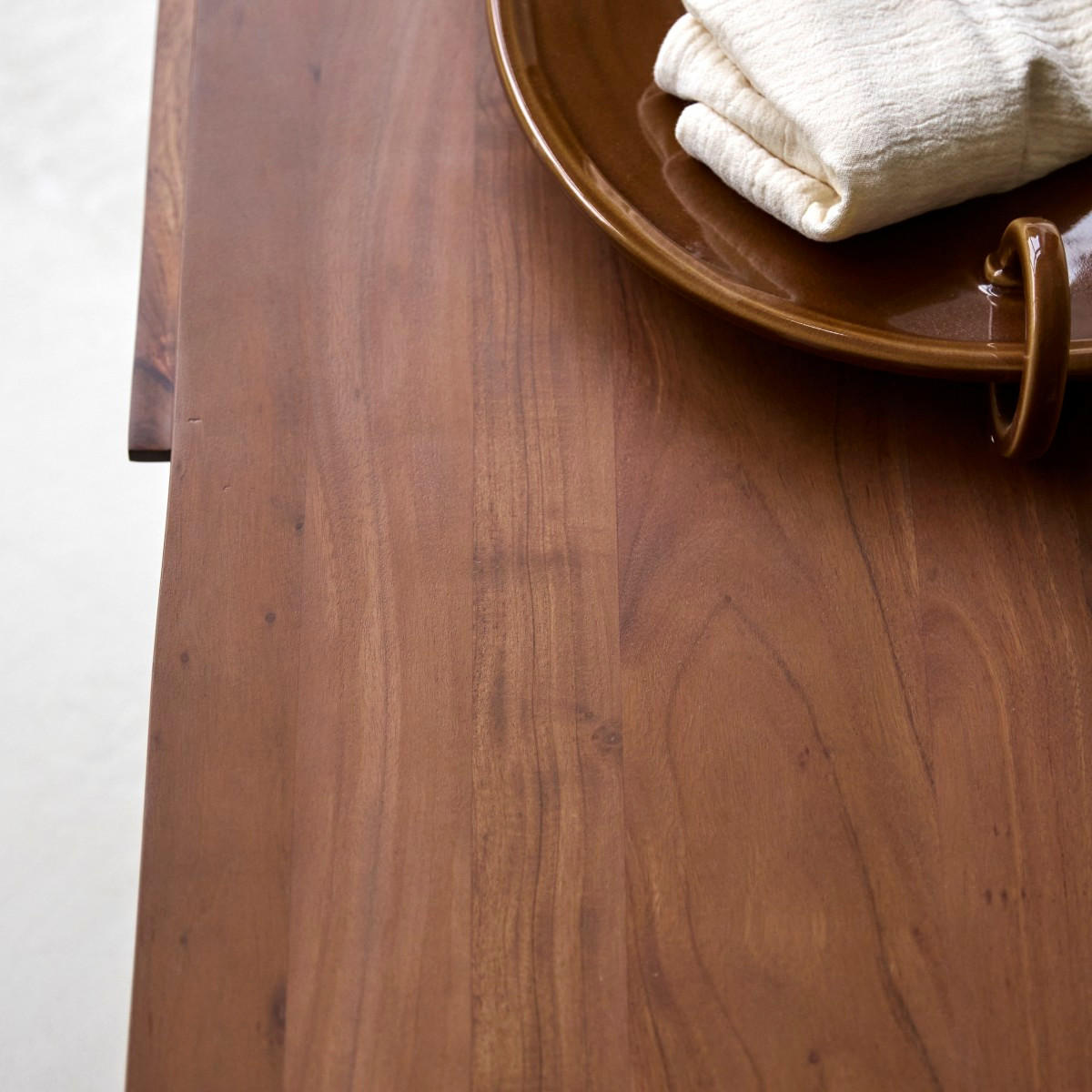 COUCHTISCH Niels Dunkelbraun aus Akazie - Dunkelbraun, Holz (60/115/40cm) - Tikamoon