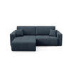 ECKSOFA Augusto - Blau, Holzwerkstoff/Textil (244/149cm) - Fun Möbel
