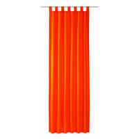 SCHLAUFENVORHANG IM UNI DESIGN DOVE Blickdicht - Orange, Textil (140/0.5/255cm) - Tom Tailor