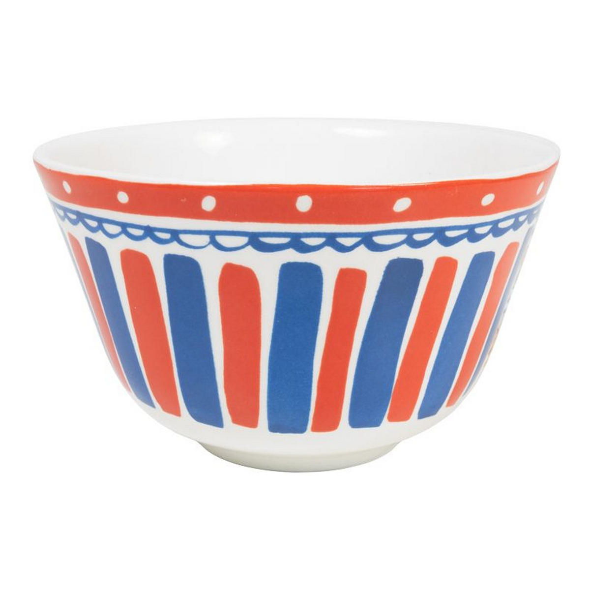 SCHALE Streifen Hollands Glorie in Bunt - 14cm - Multicolor, Keramik (14.3/9/14.3cm) - Blond Amsterdam