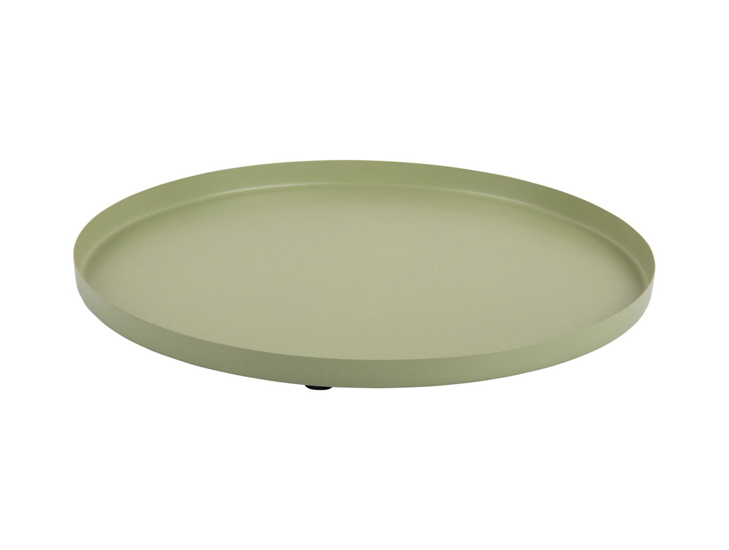 SERVIERTABLETT Servir 30/30/1 cm - Grün, Metall (30/1/30cm) - Present Time