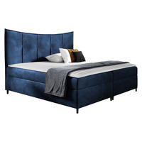 BOXBETT Bergamo - Blau, Holz (200/200cm) - MIRJAN24