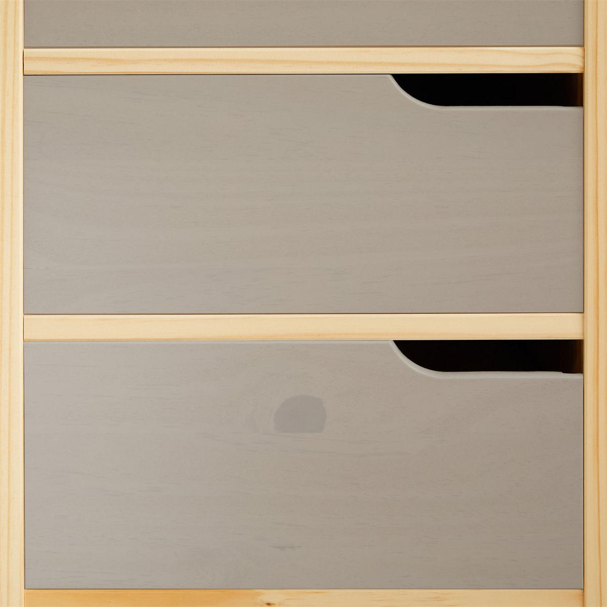 KINDERSCHREIBTISCH EMMA - Naturfarben/Grau, Holz (114/76/55cm) - IDIMEX