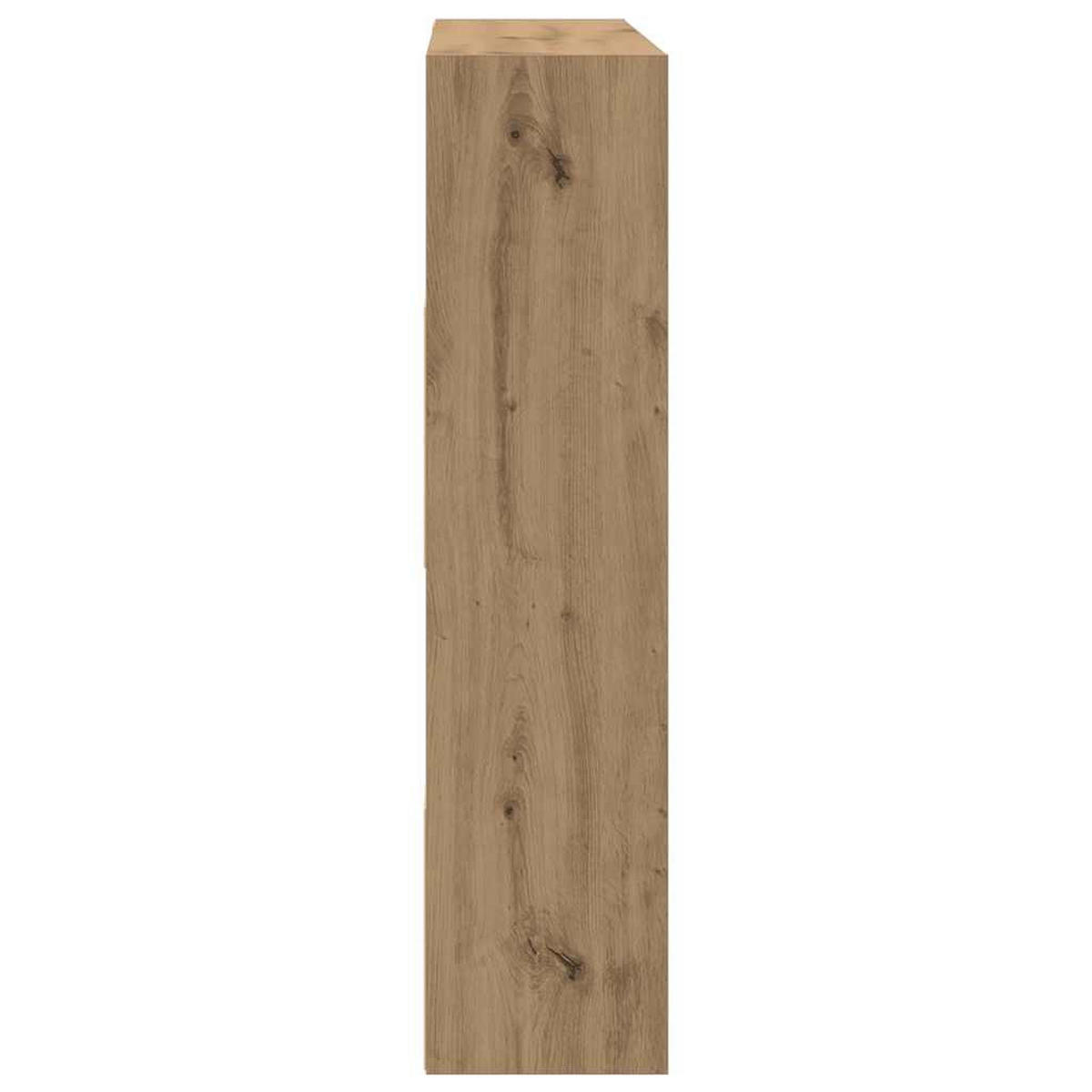BÜCHERREGAL/RAUMTEILER Artisan-Eiche 105/24/102 Cm - Hellbraun, Holzwerkstoff (24/102/105cm) - vidaXL