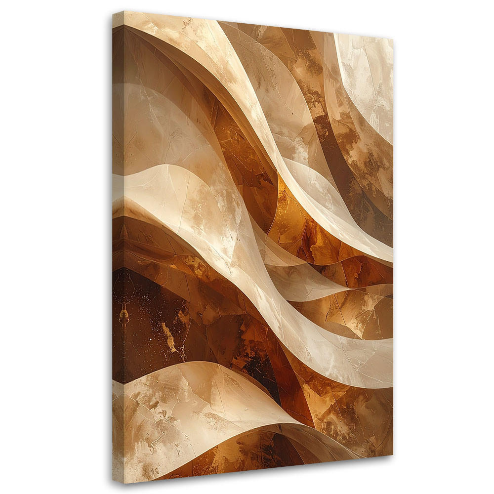 LEINWANDBILD Abstraktion 30x45cm - Beige, Textil (30/45cm) - Feeby