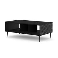 STOLIĆ ZA KAVU Crna, visoki sjaj crna, zlato 90/43/60 - crna visoki sjaj/crna, drvni materijal (90/43/60cm) - RAUMHIRSCH FURNITURE