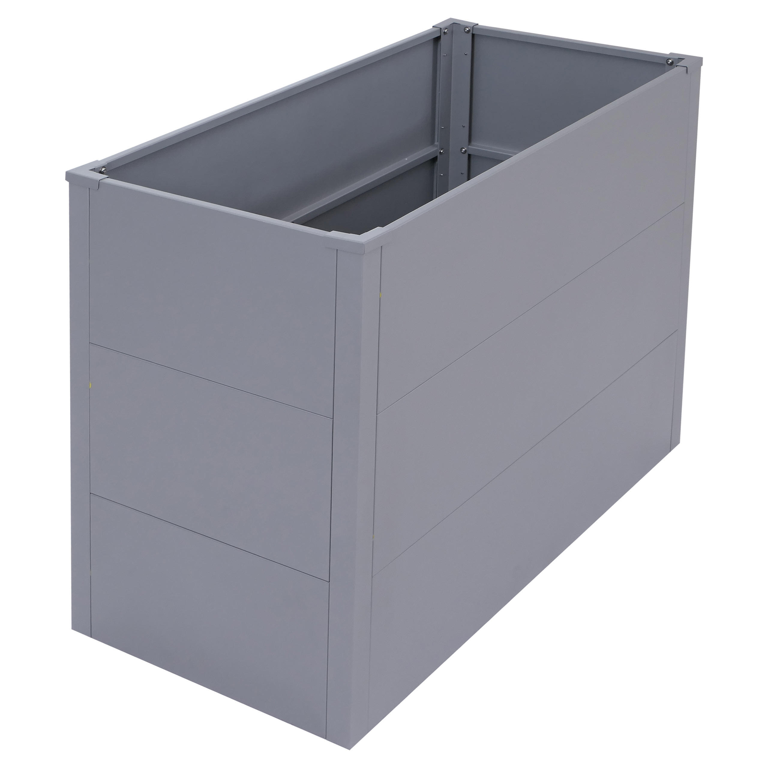 HOCHBEET Grau - Grau, Metall (100/77/50cm) - MCW