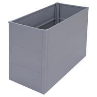HOCHBEET Grau - Grau, Metall (100/77/50cm) - MCW