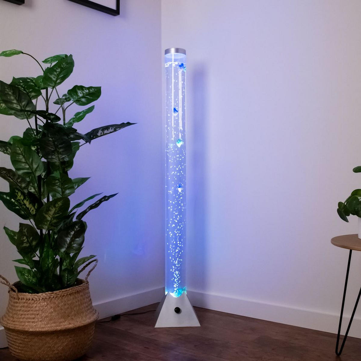 LED STEHLEUCHTE Aqua Bunt - Multicolor, Kunststoff (22/22/120cm) - Nowa