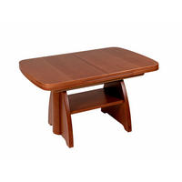 COUCHTISCH höhenverstellbar und ausziehbar Clara 101x56x71 Kirschbaum - Kirschrot, Holz (101/71/71cm) - 58aufmkessel