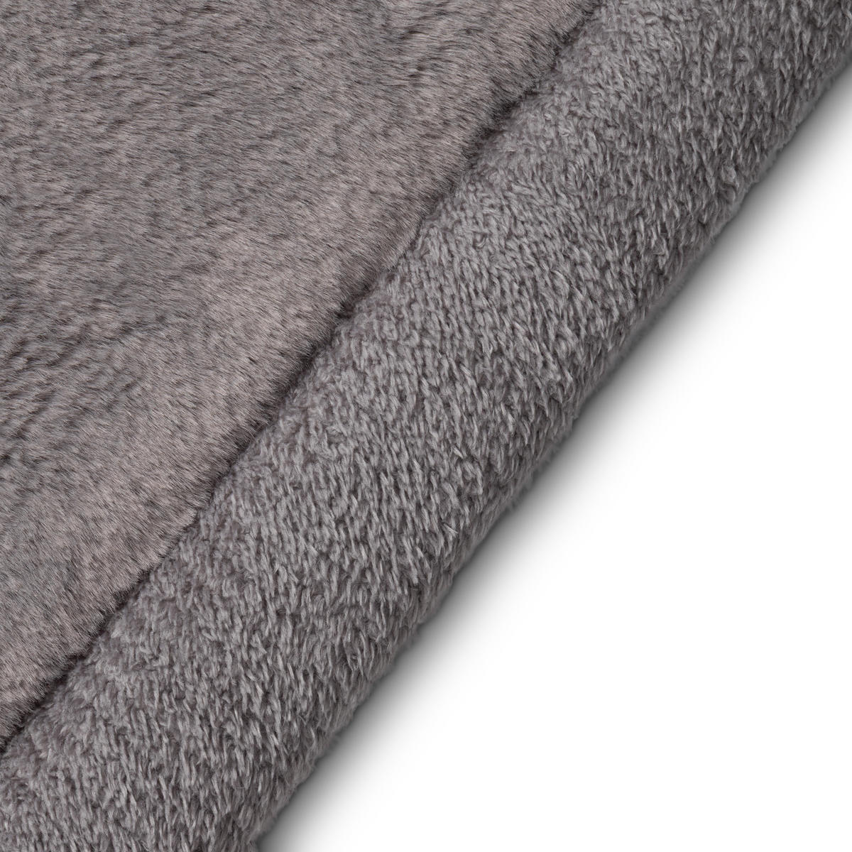 KINDERTEPPICH FLUFFIN dunkelgrau kuschelig waschbar 150/200 cm - Dunkelgrau, Textil (150/200cm) - Tapiso